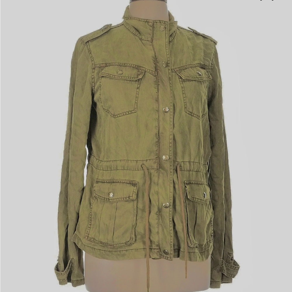 Max Jeans Khaki Utility Jacket